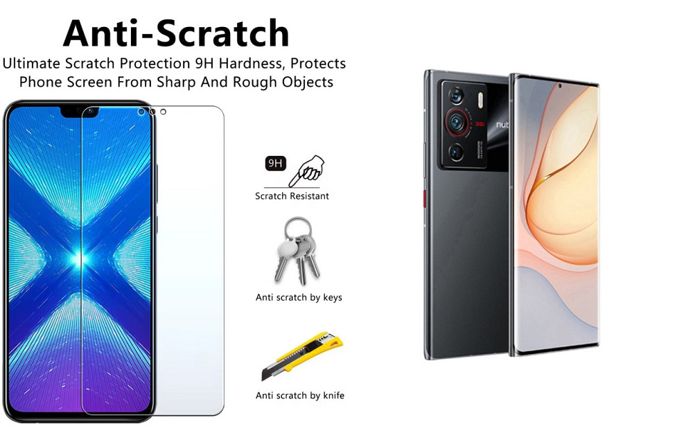 Защитное стекло NeoGlass для Nubia Z40 Pro – ультрапрозрачное и устойчивое Киев - изображение 1