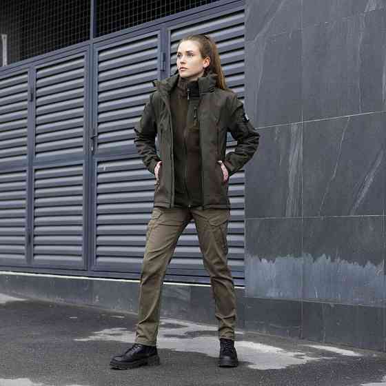 Тактична хакі куртка для жінок Pobedov Motive Київ