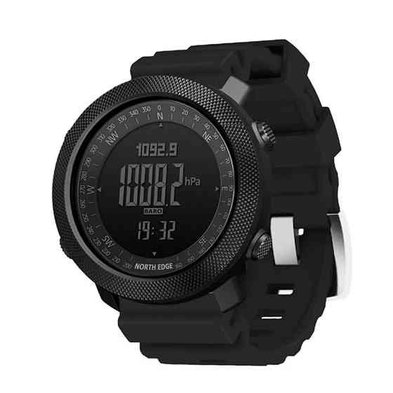 Тактичний чоловічий наручний годинник North Edge Apache 3 (Silicone) Вінниця