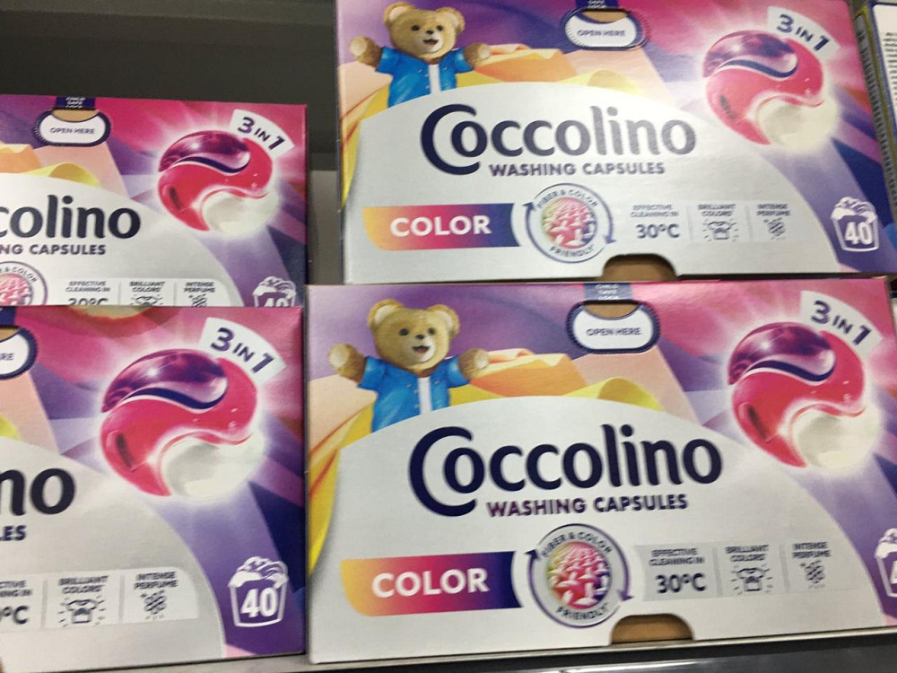 🧺 Капсули для прання Coccolino Color 3в1 (40 шт) | Насичений аромат + Захист кольору 🌸 | Преміум якість! Київ - фото 1