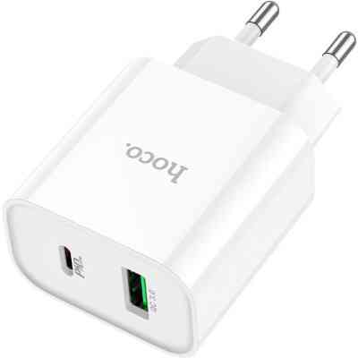 Зарядний пристрій HOCO C80A Plus Rapido White (6931474779885) Вінниця