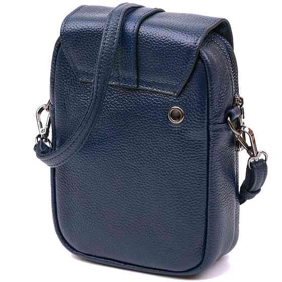 Сумка мужская из кожи Vintage 20694 Синий Киев
