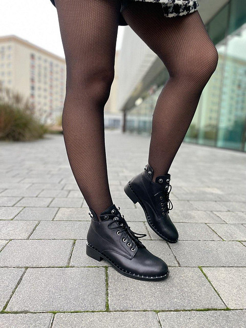 SOTHBY'S Черевики жіночі Sothby's чорні натуральна шкіра 37-40р. (Б-554/2 3544) Коломыя - изображение 5