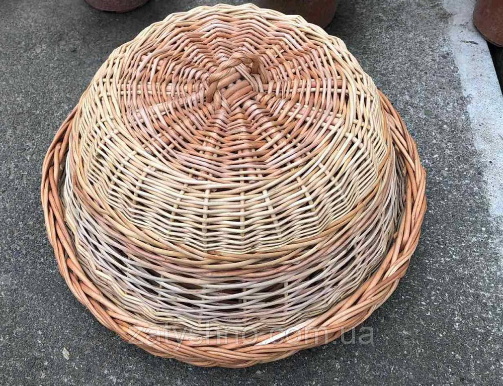 Хлебница плетеная с крышкой из лозы Киев - изображение 6