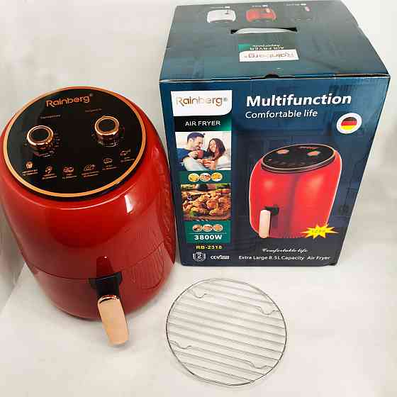 Фритюрниця для домашніх страв Rainberg, Сенсорна побутова аерофритюрниця, Безмасляний фритюр VW-73 Львів