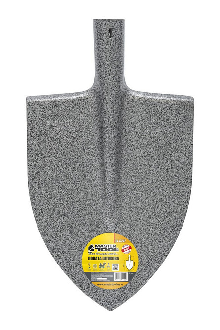 Лопата штикова MASTERTOOL 220х300х390 мм молоткове фарбування 14-6247 Ровно - изображение 1