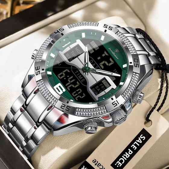 Часы мужские тактические Poedagar Good Серебристый Винница