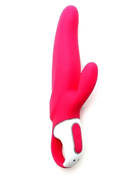 Мощный вибратор-кролик Satisfyer Vibes Mr. Rabbit, два мотора, литой силикон, 12 режимов работы Львов - изображение 1