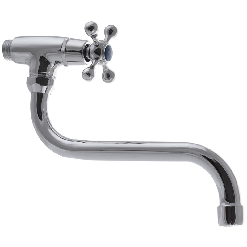 Монокран для холодної води Master art 269 хромований настінний (MR0002) Чернівці - фото 1