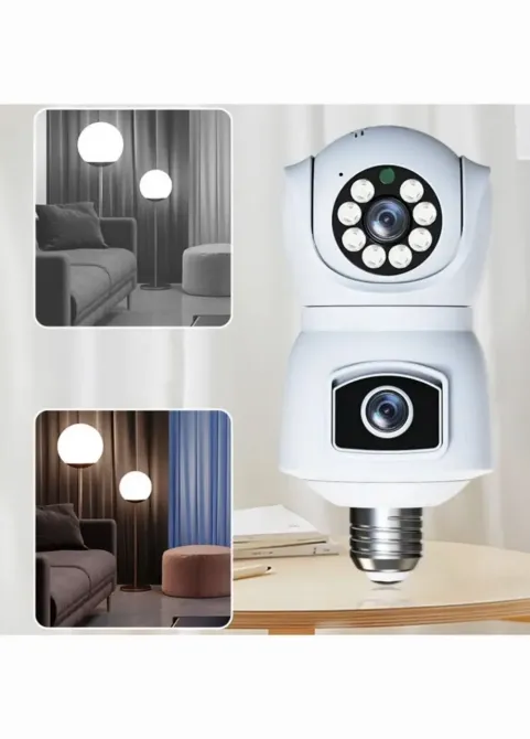 Камера видеонаблюдения в патрон PTZ-Lamp (2 камеры) V380 Коломыя - изображение 3