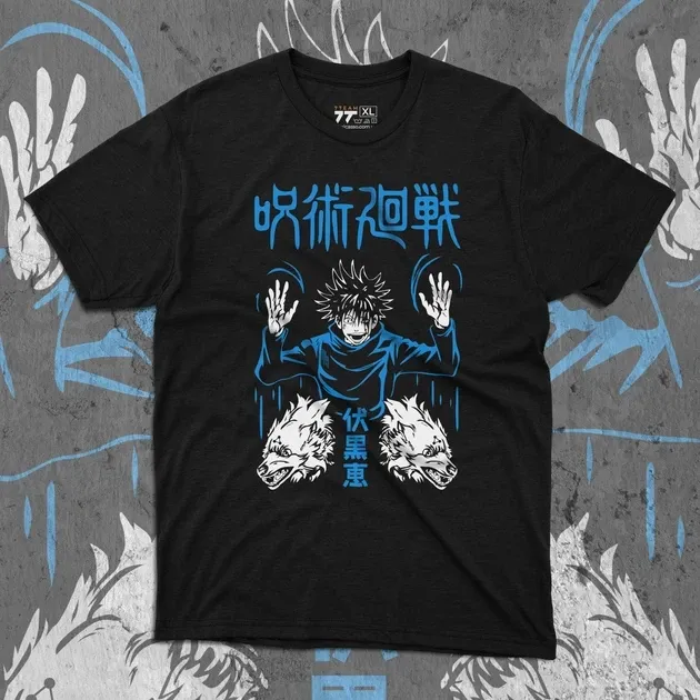 Футболка для подростка мальчика с принтом Магическая Битва Мэгуми Фусигуро 3 Размер 160 Anime10538 Днепр - изображение 1