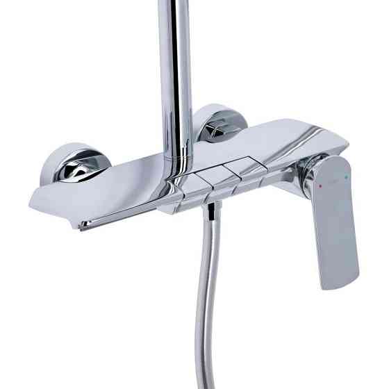 Душевая система с изливом Qtap Slavonice на три потребителя QTSLA111CRM45904 Chrome Киев