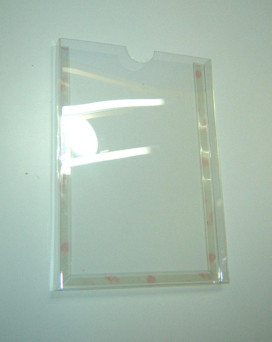 Карман для буклетов EKOSTAR А4 0,7 ПЭТ 20мм со скотчем Киев - изображение 2