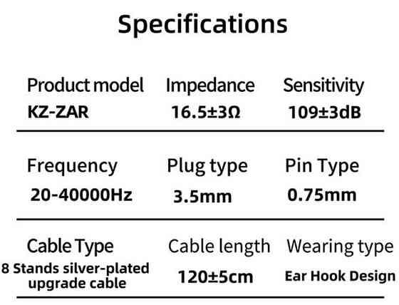 KZ ZAR навушкики Киев