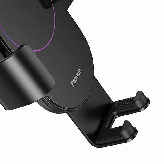 Автотримач для телефона Baseus Simplism gravity car mount holder with suction base Black Ковель