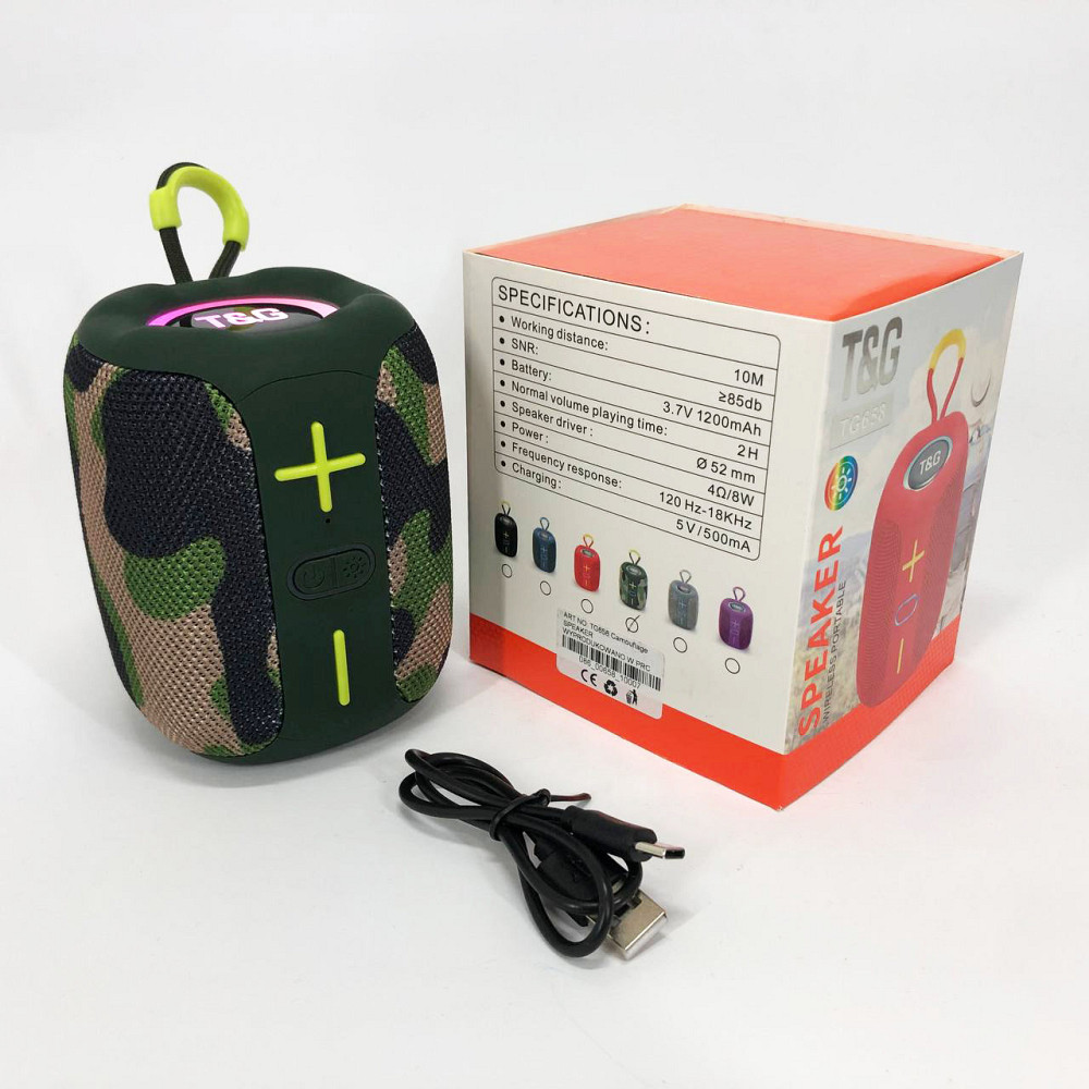 Колонки для музыки дома TG658, Хорошая колонка для музыки, Bluetooth колонка с динамической подсветкой JQ-64 Львов - изображение 11