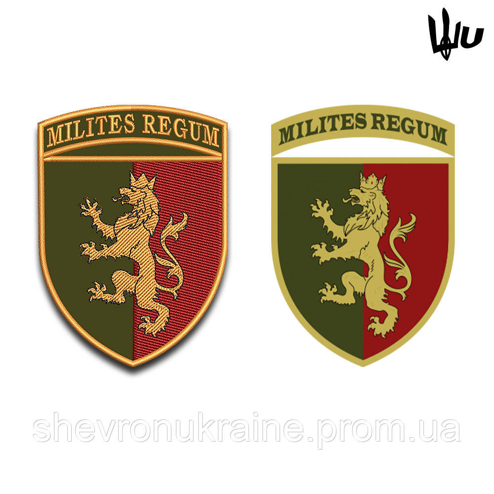 Шеврон под заказ 24 ОМБР (Срок изготовки 3-5 дней. На липучке) Размер 9x6.5см Киев - изображение 2
