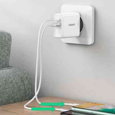 Зарядний пристрій Ugreen CD170 36W USB + Type-C Charger (White) (60468) Вінниця