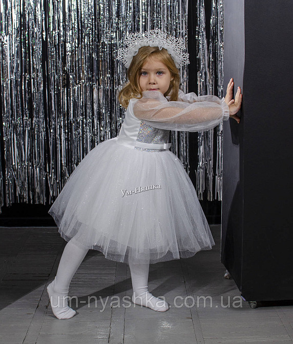 Дитяча сукня Сніжинка 110-122 Кривий Ріг - фото 4