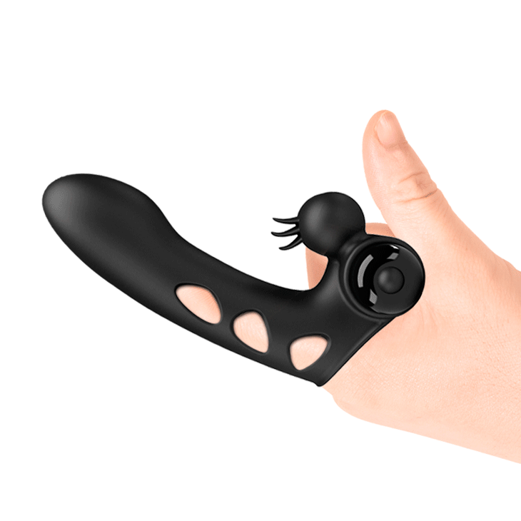 Клиторальный стимулятор на палец Pretty Love - Orlando Finger Black, BI-014836 Sex Aura Киев - изображение 6