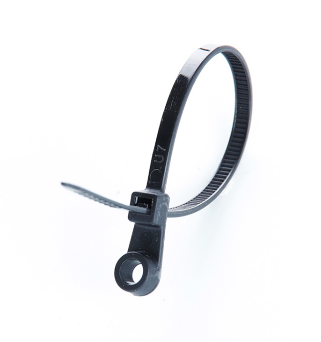 Хомут пластиковий 4,0*150мм з кільцем чорний 100шт/уп APRO Житомир - фото 1