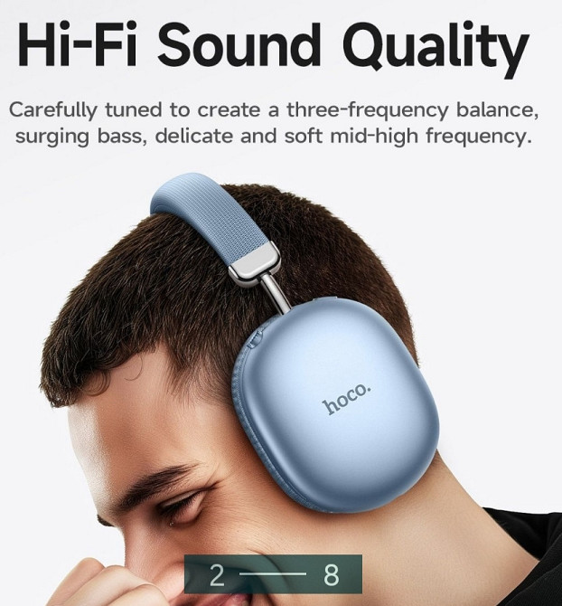 Наушники Беспроводные Hoko 35 Max . Киев - изображение 7