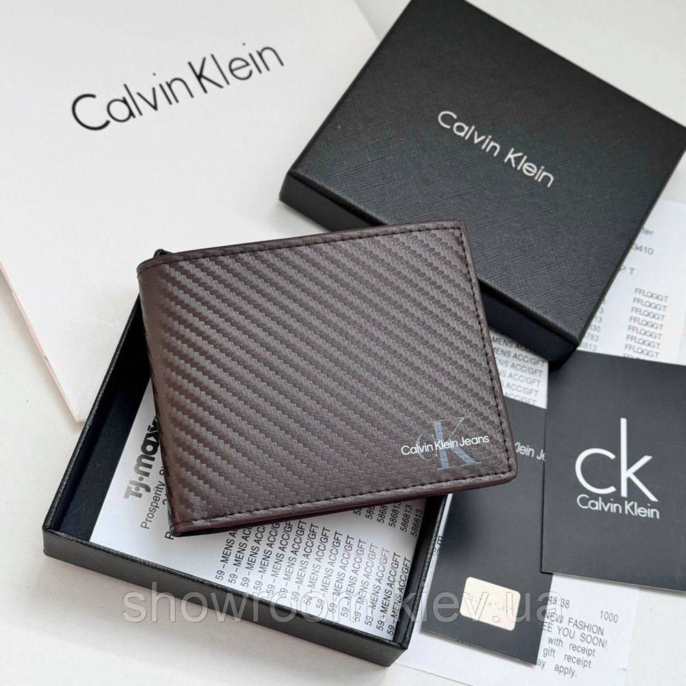 Чоловіче брендове портмоне Carbon коричневий Київ - фото 7