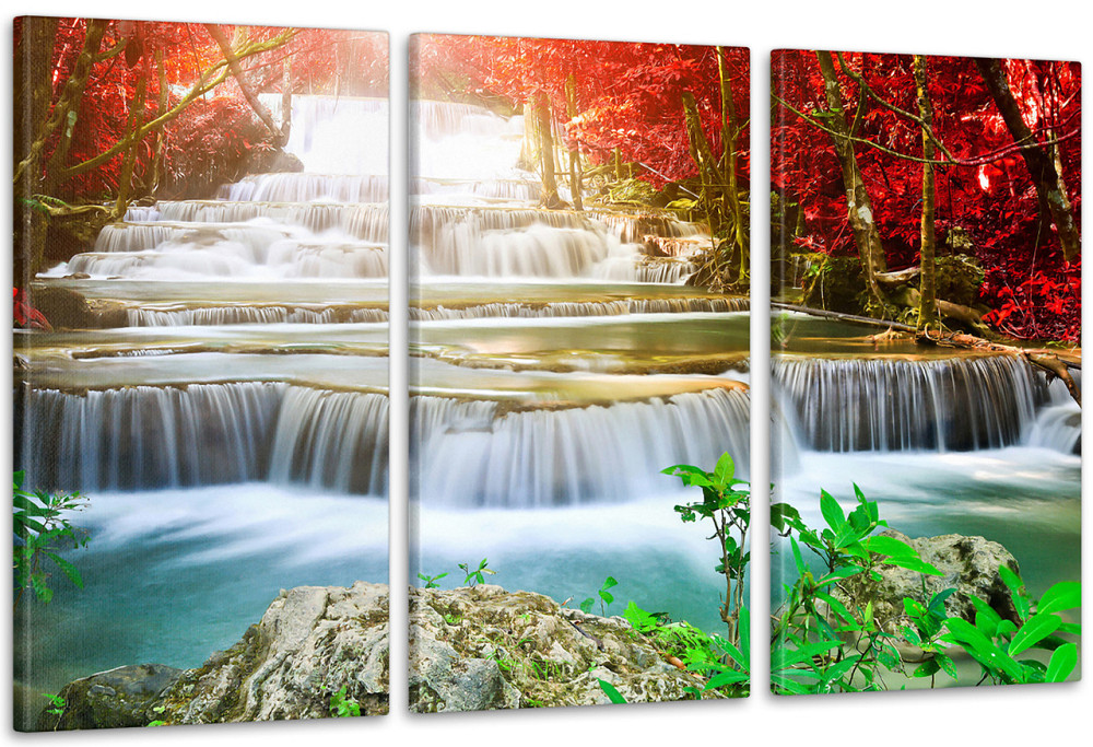 Модульная картина Природа Водоспад Аrt-191_3А Киев - изображение 1