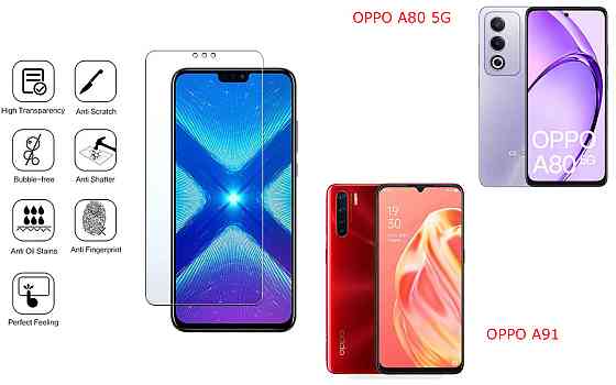 Защитное стекло NeoGlass для OPPO A80 5G, OPPO A91 – ультрапрозрачное и устойчивое Киев