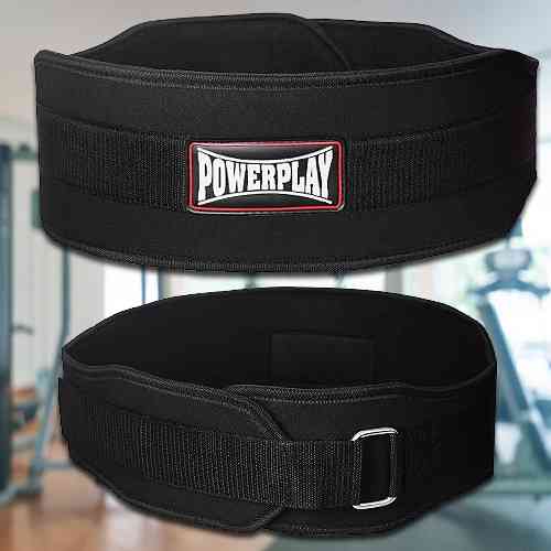 Пояс для тяжелой атлетики пауэрлифтинга атлетический пояс неопреновый PowerPlay 5535 черный XL Киев