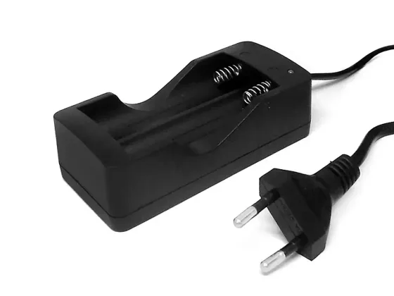 Зарядное устройство для Charger Double 220В 1000мА для аккумуляторов 3,7В 2×18650 с сетевым шнуром и двойным слотом Одесса