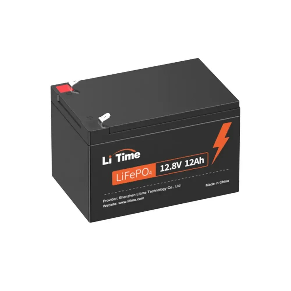 Акумуляторна батарея літій-залізо-фосфатна 12.8В 12А*год LiFePO4 LiTime L12V12-12-BASIC-8-A12 (44-00519) Київ - фото 1