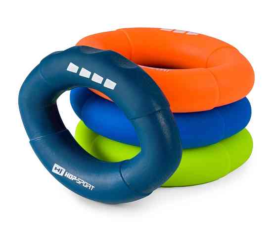 Еспандер силіконовий овальний 27,2кг Hop-Sport HS-S027OG темно-синій Київ