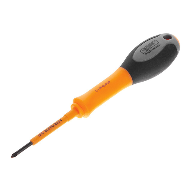 Викрутка хрестова ізольована PZ0, 60 мм 1000 В INTERTOOL VT-3220 Київ - фото 2