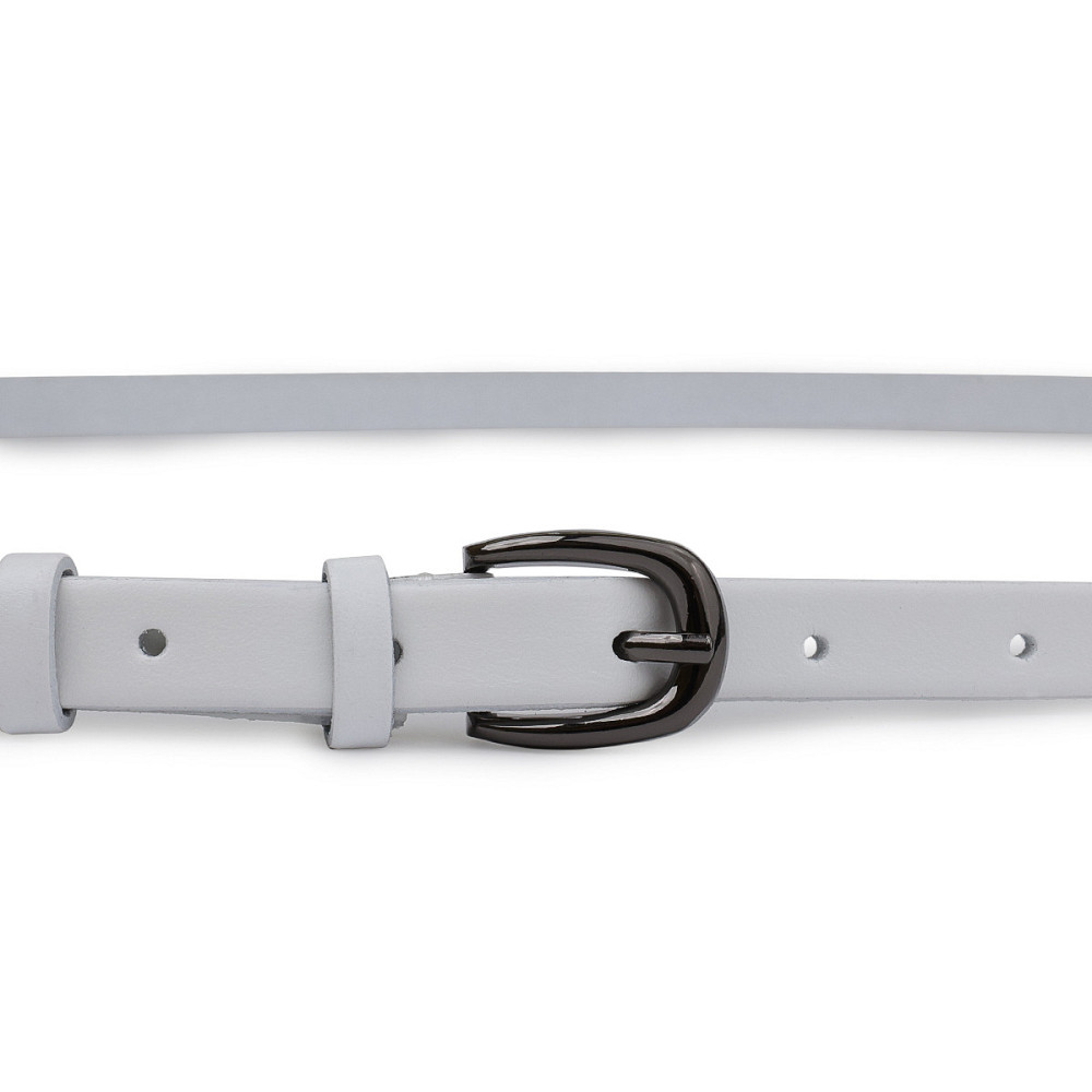 Шкіряний жіночий ремінь Vintage 20762 Білий Київ - фото 6