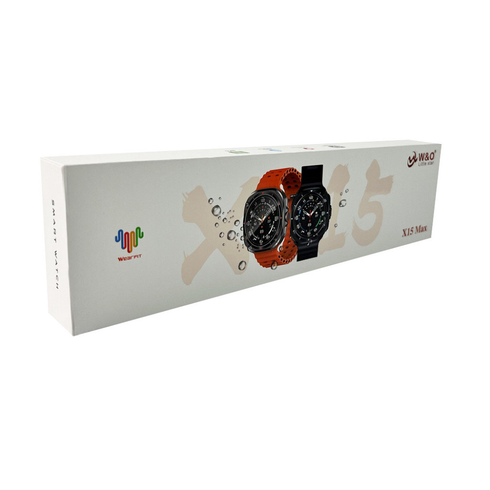 Смарт-часы W&O X15 Max 38mm. 330 mAh. Amoled+IP67 White Одесса - изображение 2