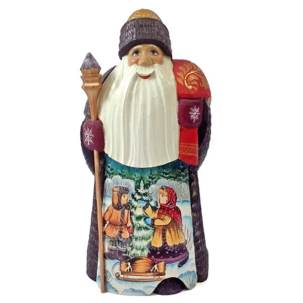 Статуэтка деревянная Дед Мороз Киев - изображение 1