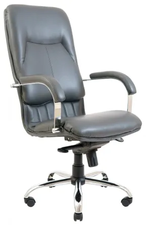 Офісне Крісло Керівника Richman Nicosia Sofitel 04 Хром М2 AnyFix Сірий Київ