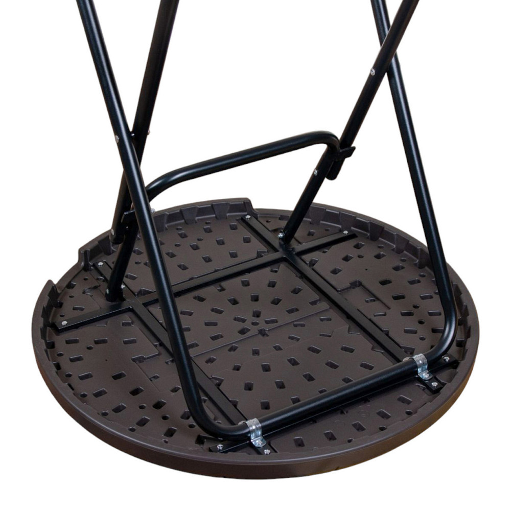 Стіл складаний круглий, Time Eco ТЕ-1848, графіт, 0.8 м Київ - фото 7