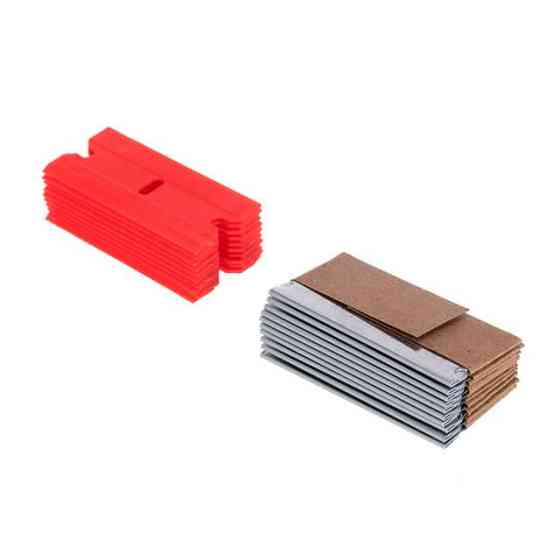 Ніж-скребок з комплектом лез, для чищення скла і роботи з самоклеючими плівками INTERTOOL HT-0559 Киев