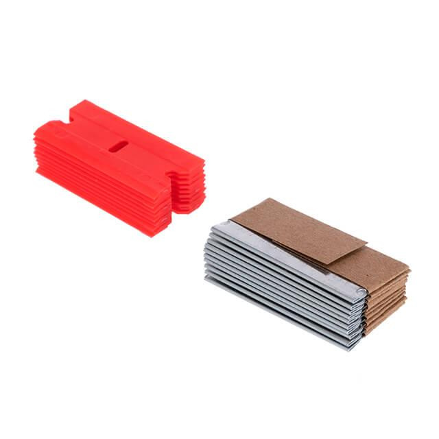 Ніж-скребок з комплектом лез, для чищення скла і роботи з самоклеючими плівками INTERTOOL HT-0559 Киев - изображение 2