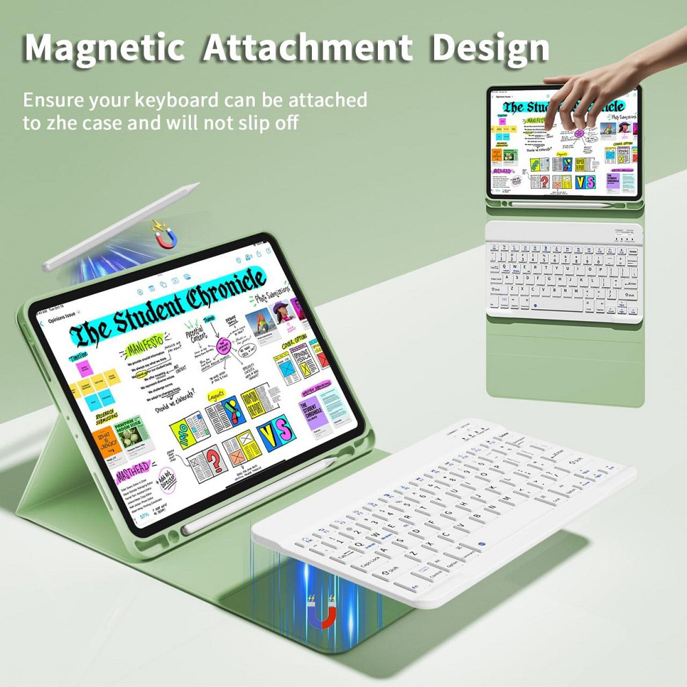 Чехол с клавиатурой для iPad Air 11-inch(M2) 2024/ iPad Air 5 2022/Air 4 2020 10.9/iPad 4-го покол. 10.9 / iPad Pro 11 2018 Днепр - изображение 4