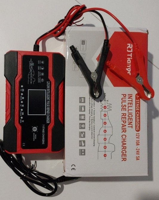 Зарядное к аккумулятору 12V 10A, для AGM/Gel зарядка к аку Харьков - изображение 4