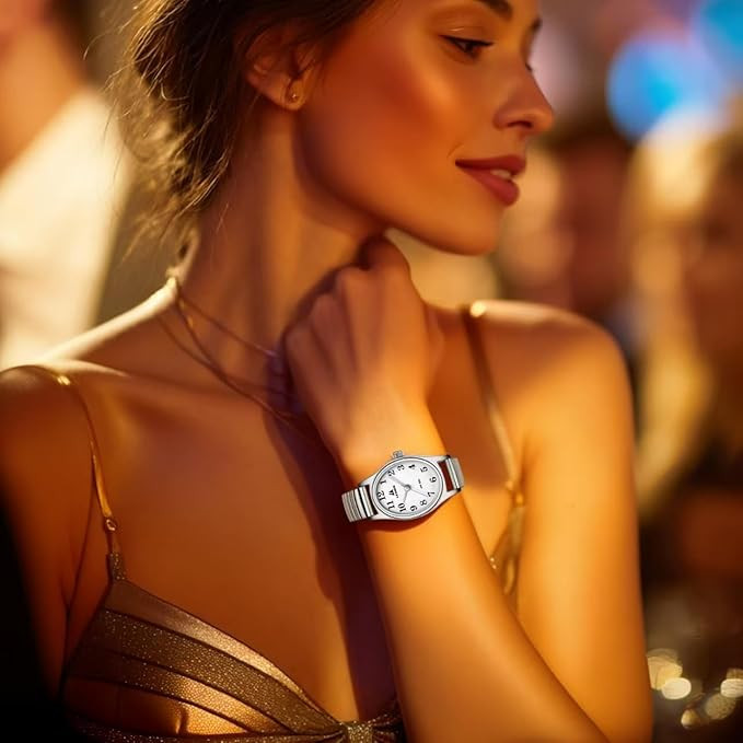 Жіночий годинник Lenqin L0161 на розтяжному браслеті (Stainless Steel) Луцк - изображение 3