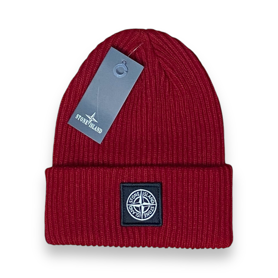 Шапка Stone Island серый one size(р) Красный Запорожье - изображение 2