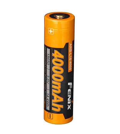 Акумулятор 18650 Fenix ​​4000mAh 3.6V (Чорно-жовтий) Вінниця