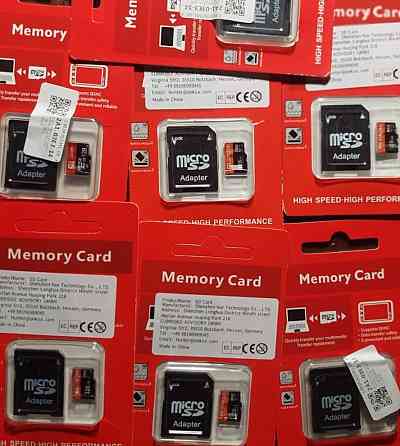 У Наявність! Карта пам'яті Xiaomi sd 128 Гб у пакованні високошвидкісна. Київ