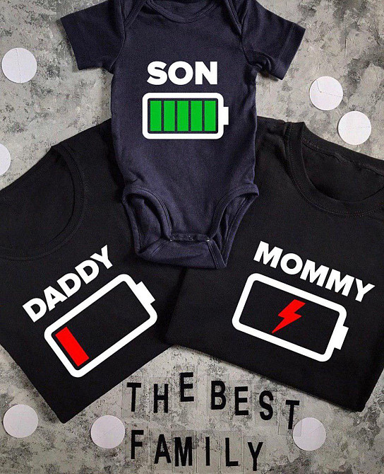 Парні футболки для всієї родини — daddy/mommy/son Чернівці - фото 1