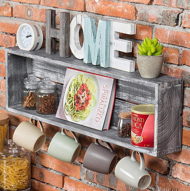 Полиця для чашок "Мартуні" шеббі Миколаїв - фото 1