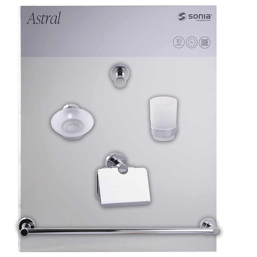 Набір аксесуарів для ванної SONIA ASTRAL KIT( 5 предметів)  183173 Луцк - изображение 14